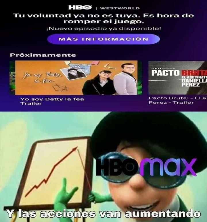 Definitivamente HBOMax aniquiló a netflix - meme