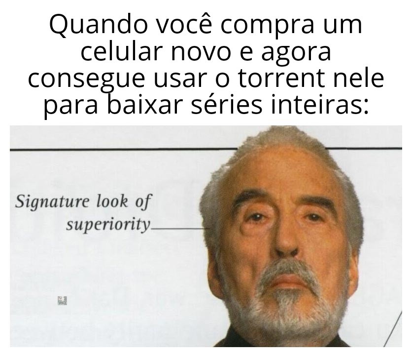 Boa tarde, sensação muito boa - meme