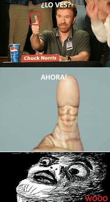 ¡¡WOW,CHUCK NORRIS ES INCREIBLE!! - meme