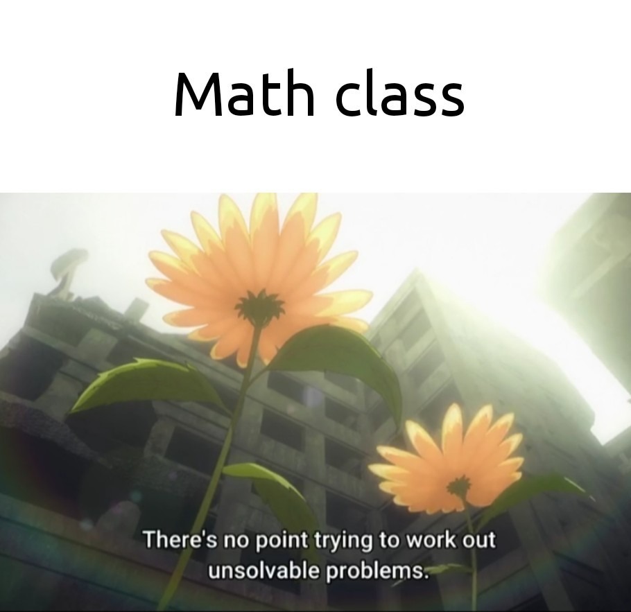 Math is hard - meme