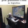 Great grandfather's room in Argentina