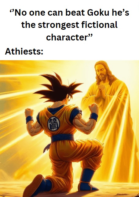Jesus vs Goku - meme