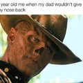 Where is my nose, dad