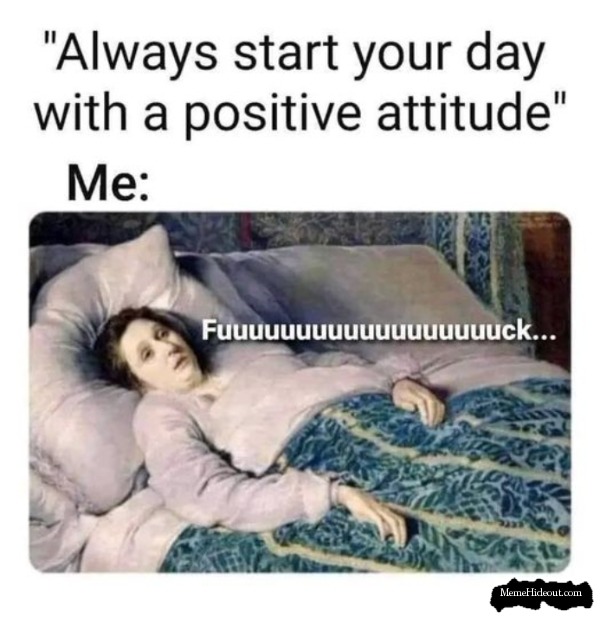 Attitude matters - meme