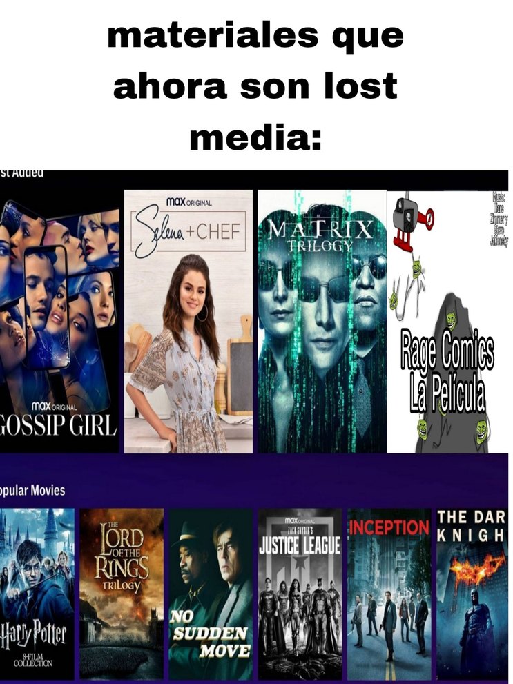 Lost media. - meme