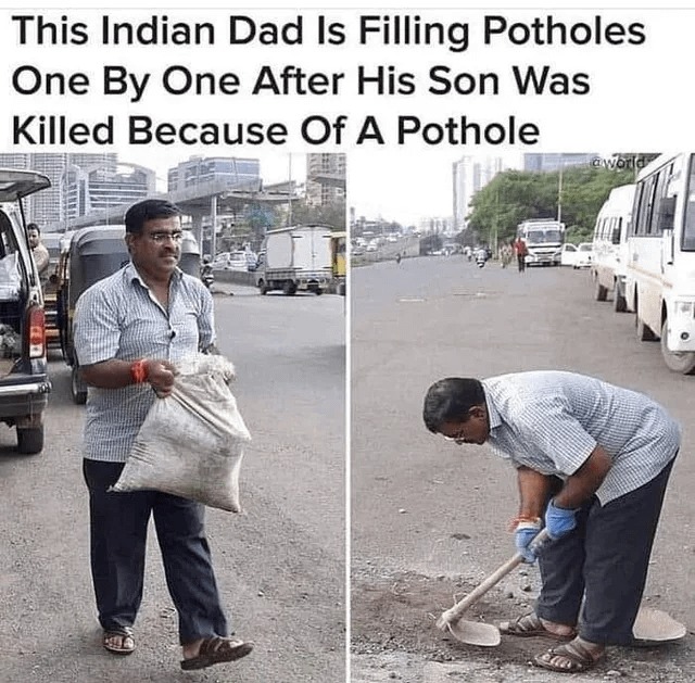 he's making sure no more dads go through the same - meme