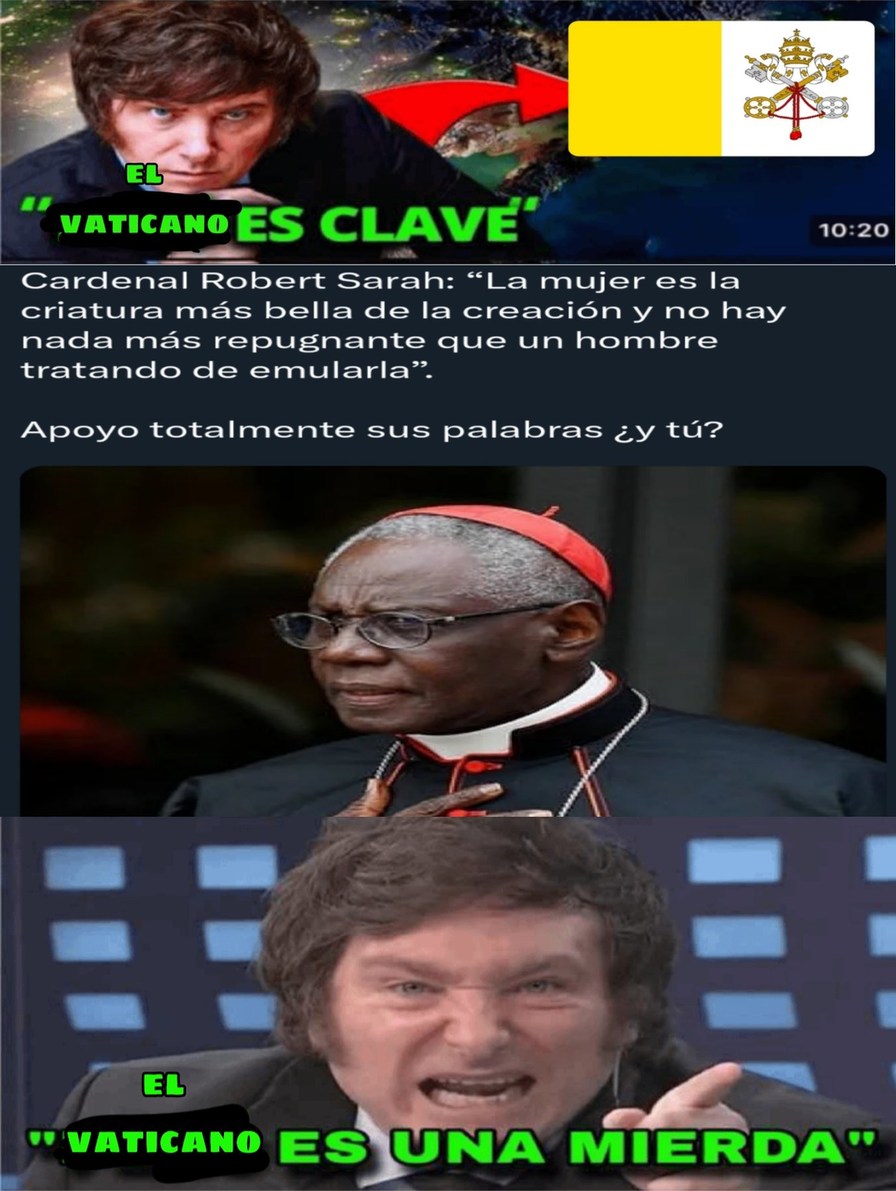 El Vaticano es una mierda - meme