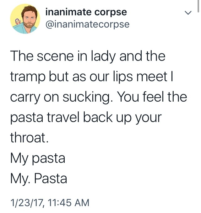 Lady and the Tramp scene got real cursed real quick - meme