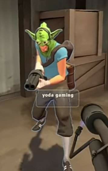 Yoda gaming - meme