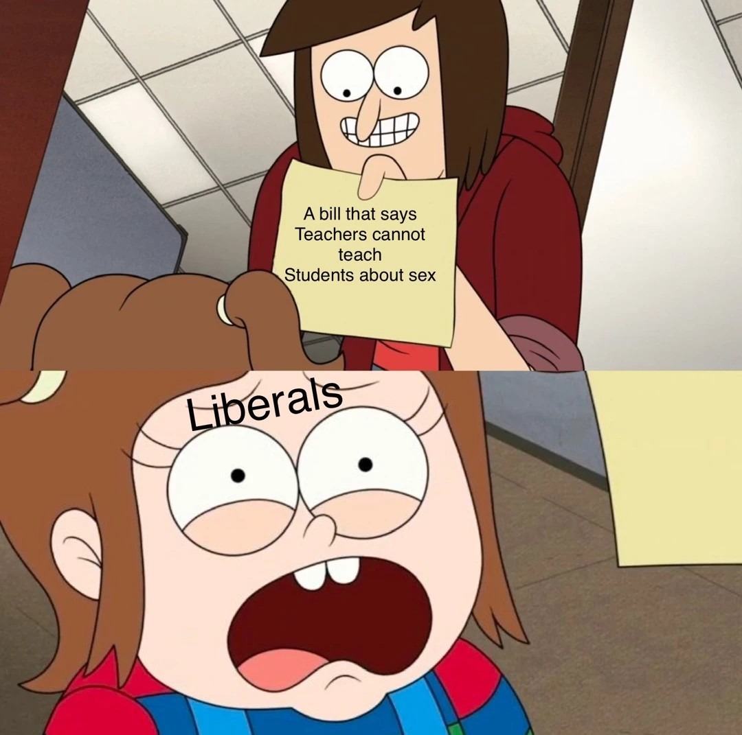 Stupid liberals - meme
