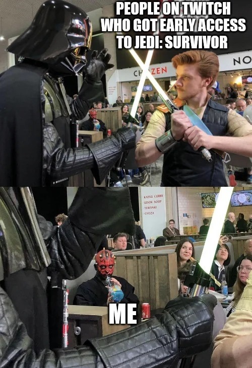 Will you get the Jedi Survivor? - meme