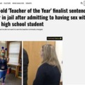 Teacher sentenced to one year in jail after having sex with 18yo high school student