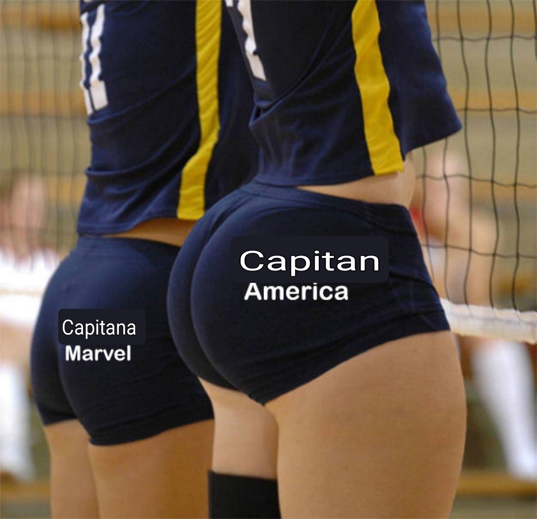 El capitán america tiene más trasero que cualquier personaje femenino de marvel - meme