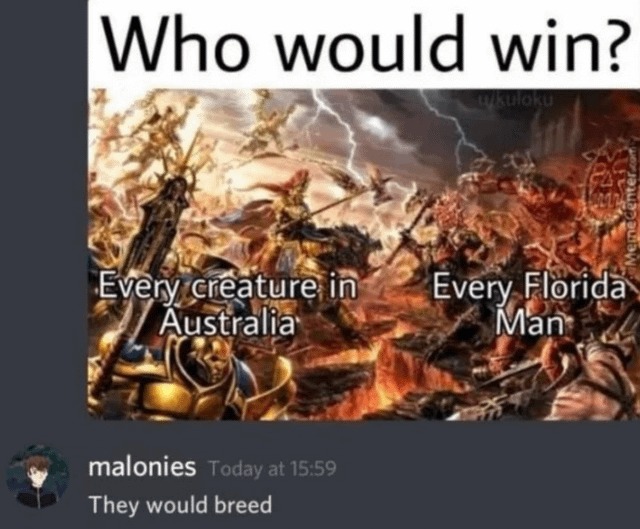 Who would win? - meme