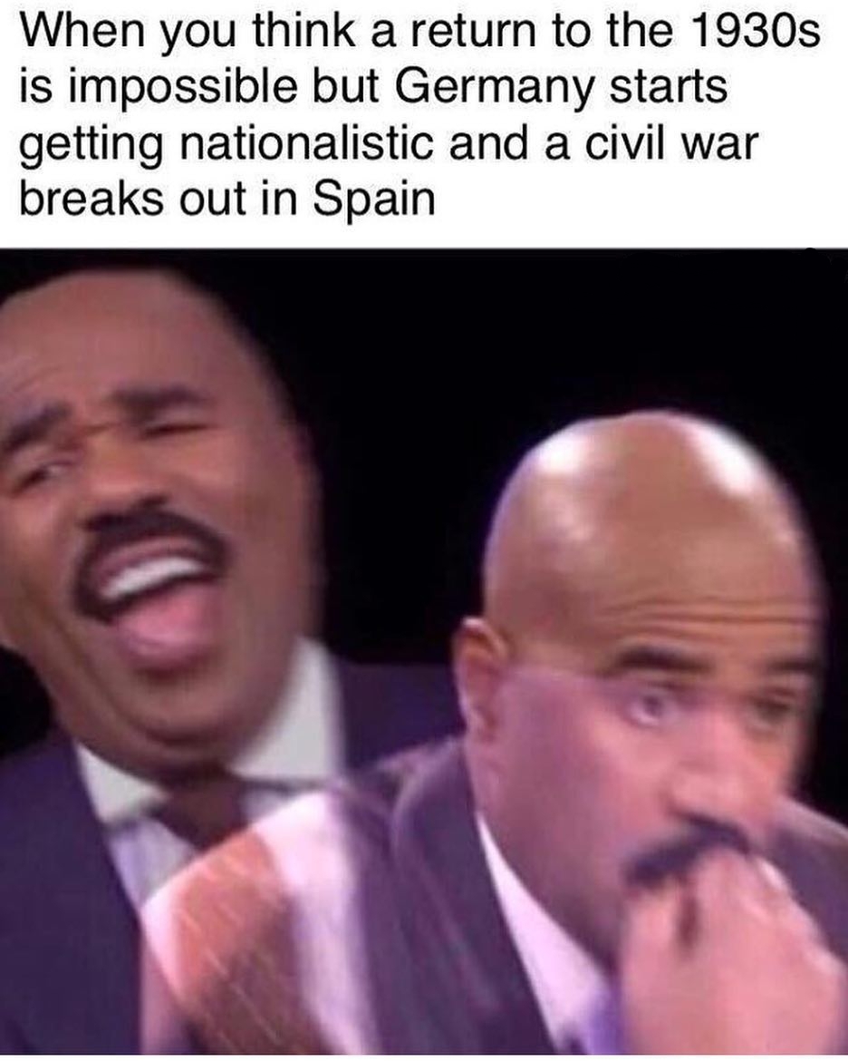 I remember someone got angry at Novagecko, and wished a Civil War upon Spain. GG to you - meme