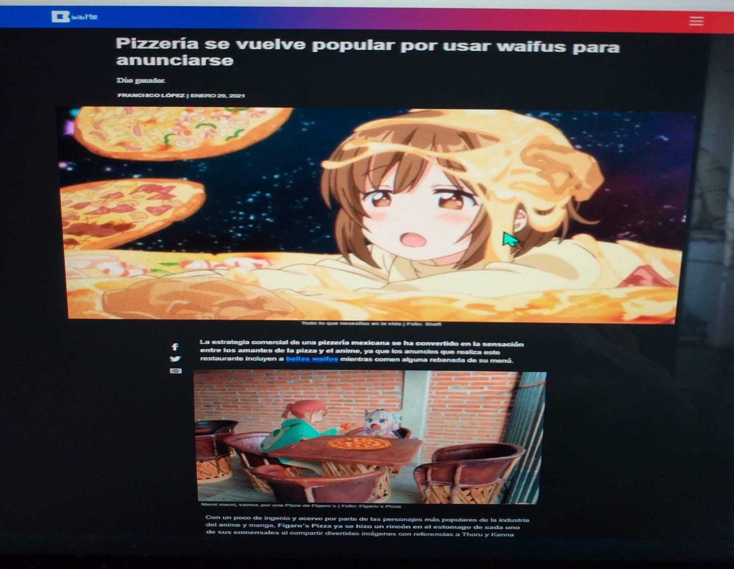 Figaros pizza y sus waifus - meme
