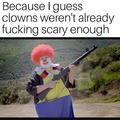 Scary clown meme