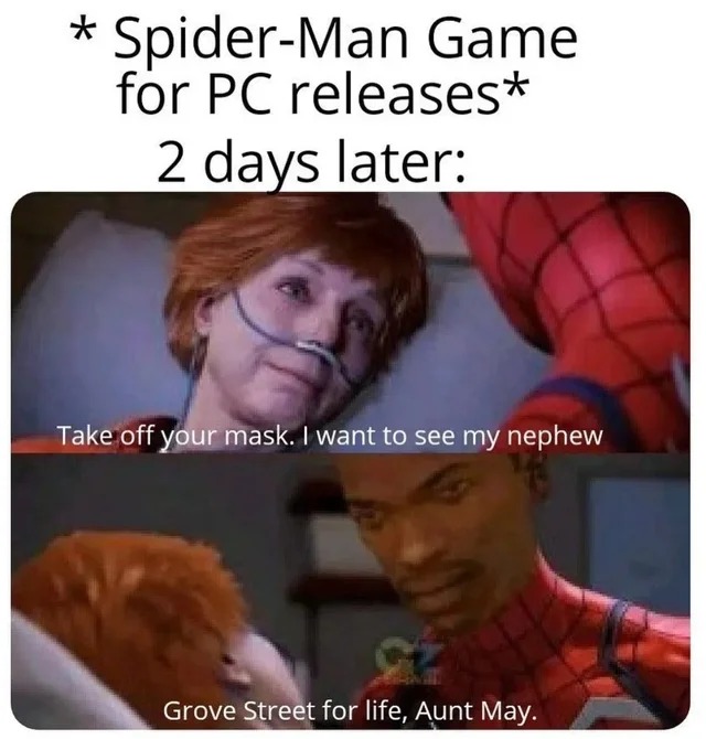 Spiderman  take your mask - meme