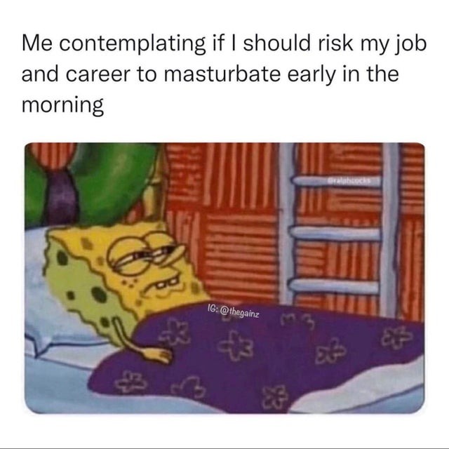 risking job and career - meme
