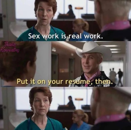 Sex work meme