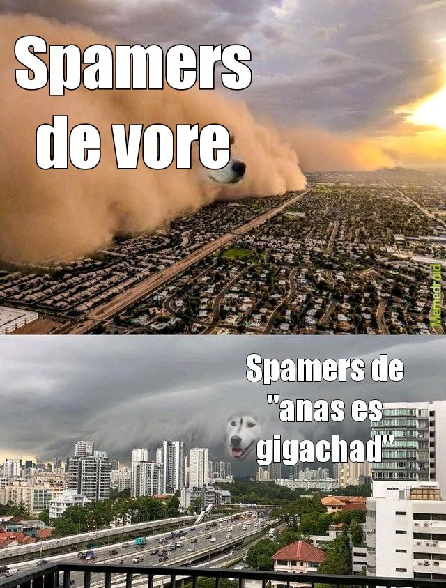 Jotos spamers - meme