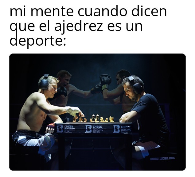 Chess boxing - meme