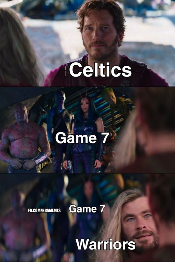Celtics have lost the NBA finals - meme