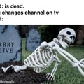 Changing channel on tv