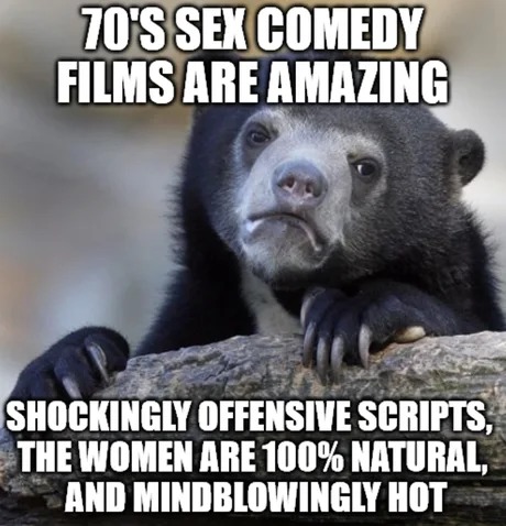 Back to the 70s offensive films - meme