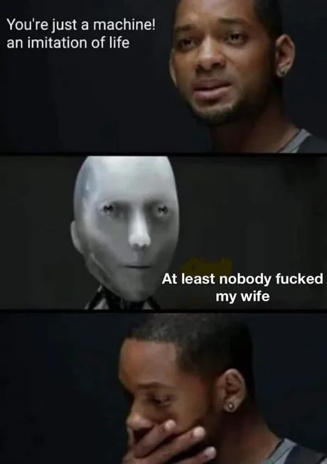 Robot vs Will Smith - meme
