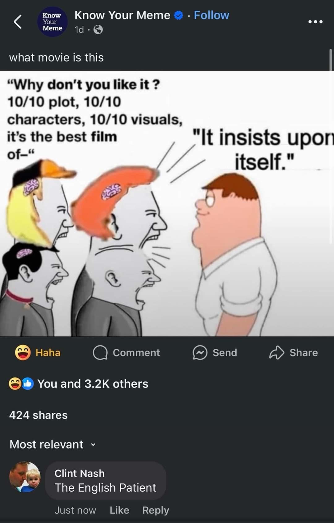 OG Family guy - meme