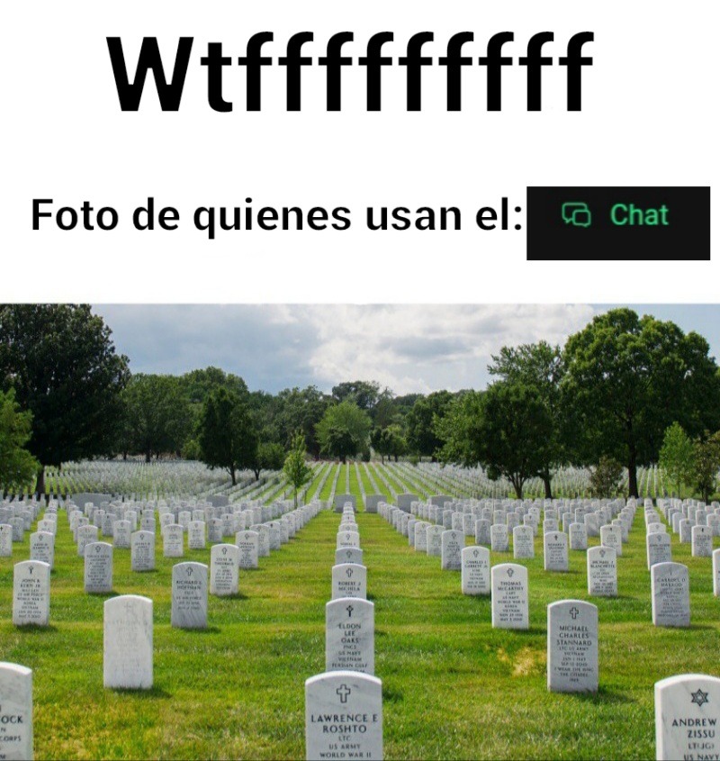 Meme para que elimijen la opcion de chat