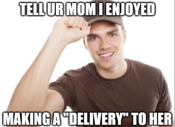 Delivery man - meme