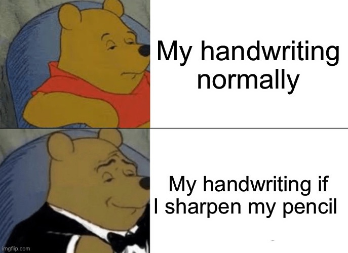 Handwriting meme