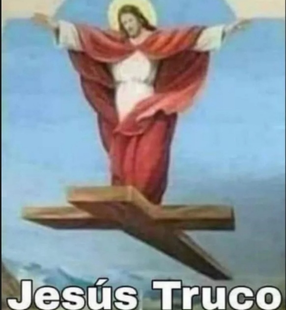 Jesús truco - meme