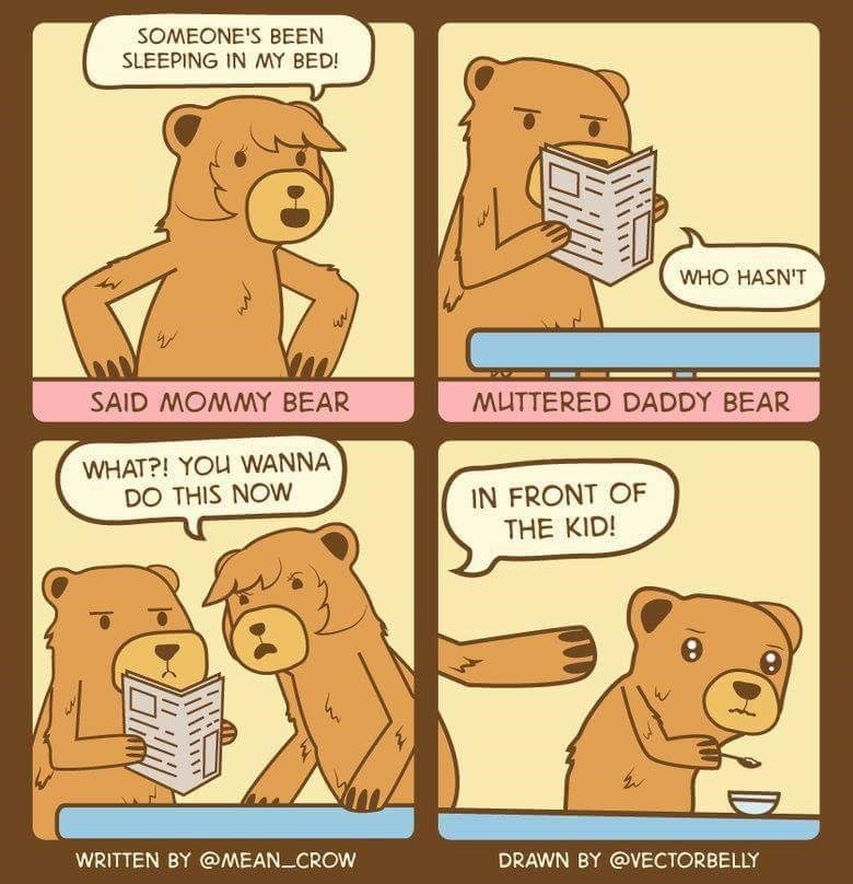 Daddy Bear got side bitches - meme