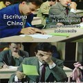 Japos copiando la escritura china