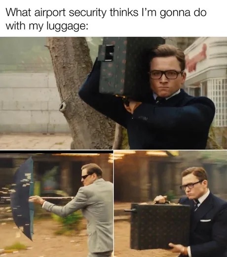 Luggage meme