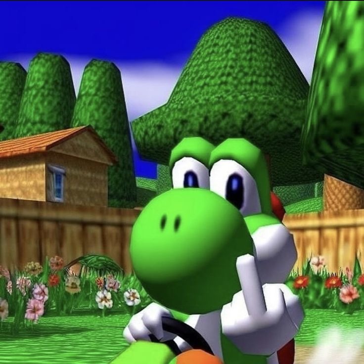Se desvela la cara oscura de yoshi en mario kart - meme