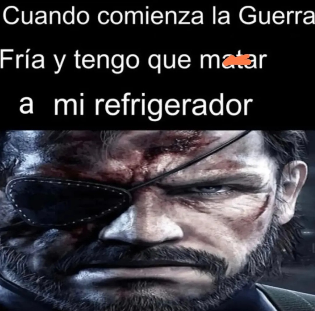Guerra caliente  - meme