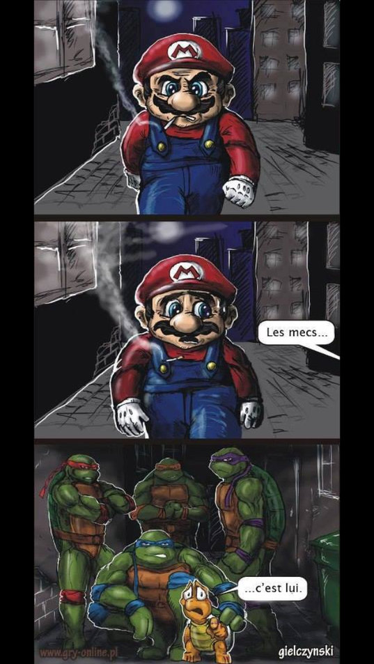 Pas de chance Mario !!   - meme