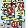 Caricature de la France.