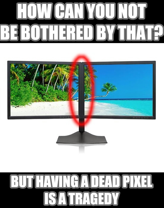 dead pixel - meme