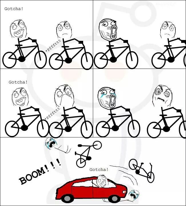 Bike's rules. - meme
