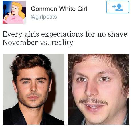 No shave november - meme