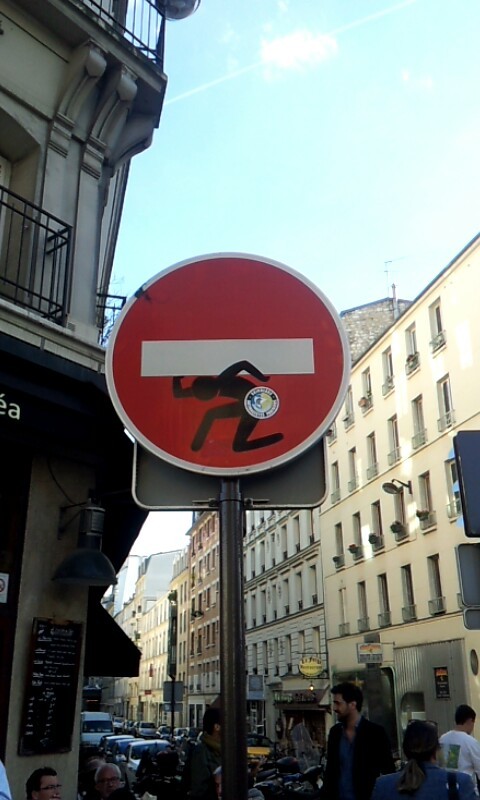 A sign in France - meme