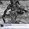 When the deathclaw strikes dat ass