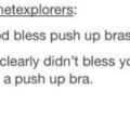 push up bras though