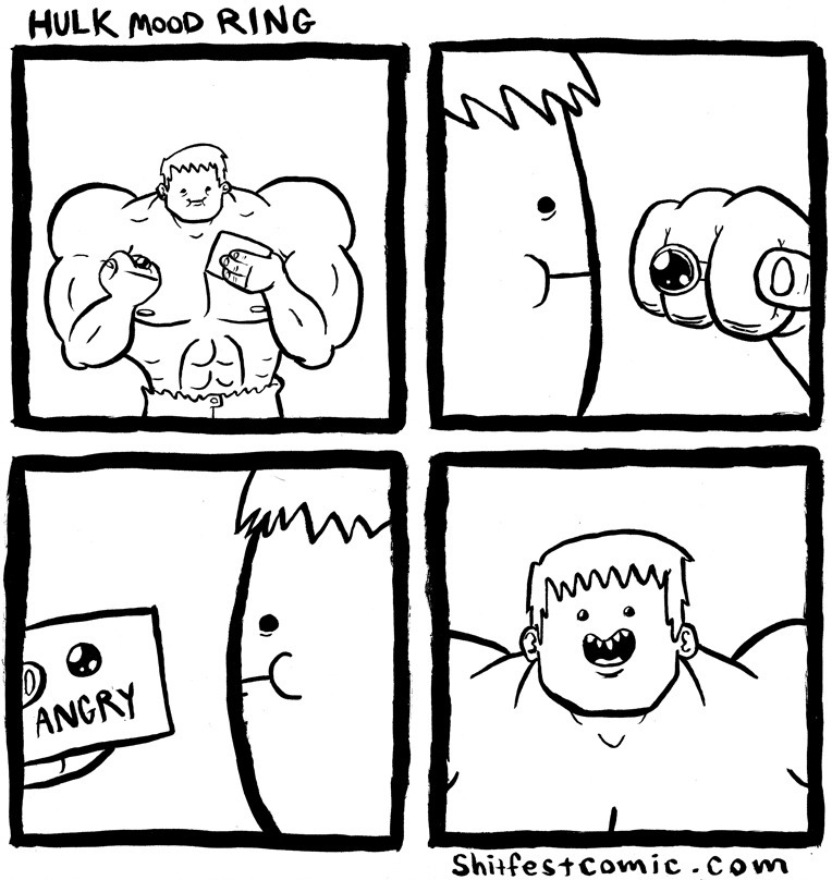 Hulk mood ring - meme