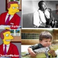 Explicación: Ambos se llaman Charlie Parker ¿No me creen? Busquen en Gugol "Charlie Parker", y después, "Charlie Parker AND cocodrilo", por separado.